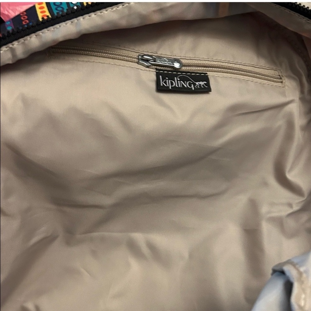 Kipling Multicolor Striped Backpack - image 7
